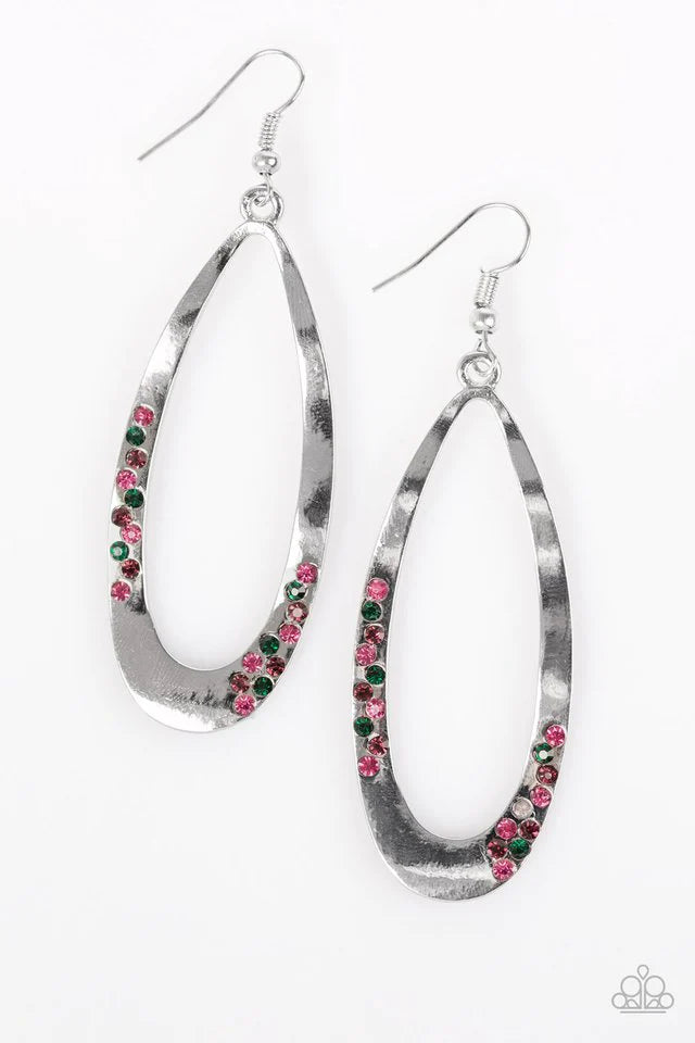 Paparazzi Earring ~ Sparkling Since Birth - Multi