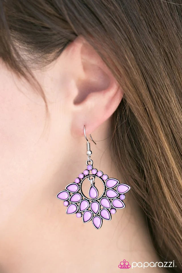 Paparazzi Earring ~ Isla Bella - Purple