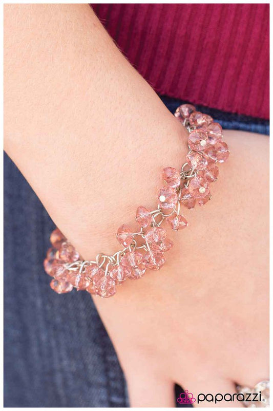 Pulsera Paparazzi ~ Pixie Dust - Rosa