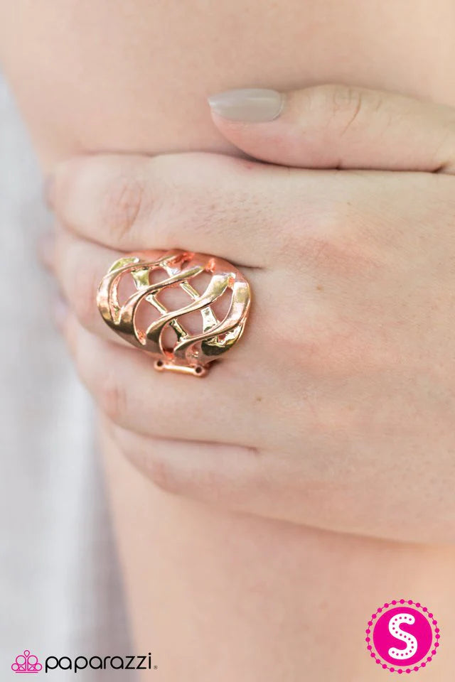 Paparazzi Ring ~ Just The WAVE You Are - Copper