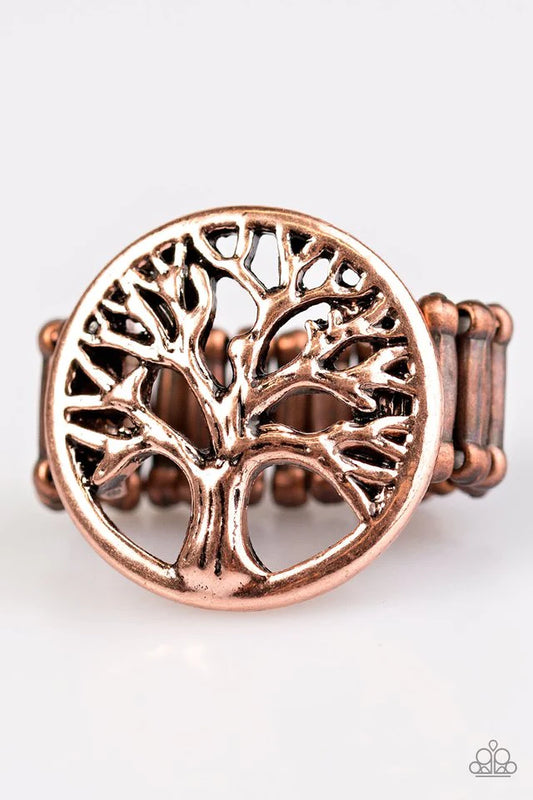 Paparazzi Ring ~ Go Climb A Tree - Copper