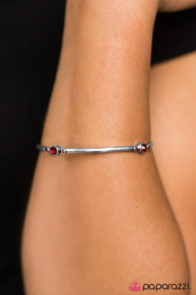 Paparazzi Bracelet ~ Girl Of My GLEAMS - Red