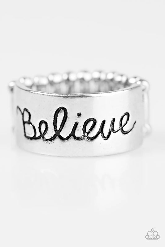 Paparazzi Ring ~ Better Believe It  - Silver