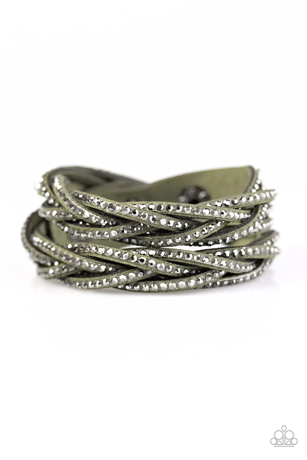 Pulsera Paparazzi ~ Musing Maverick - Verde