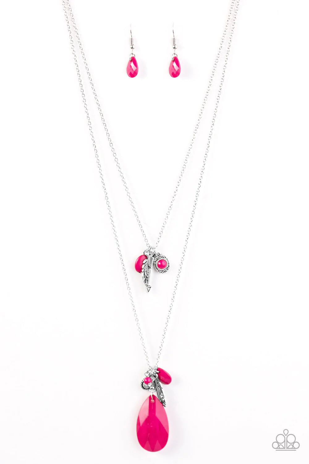 Paparazzi Necklace ~ Wildly Wonderful  - Pink