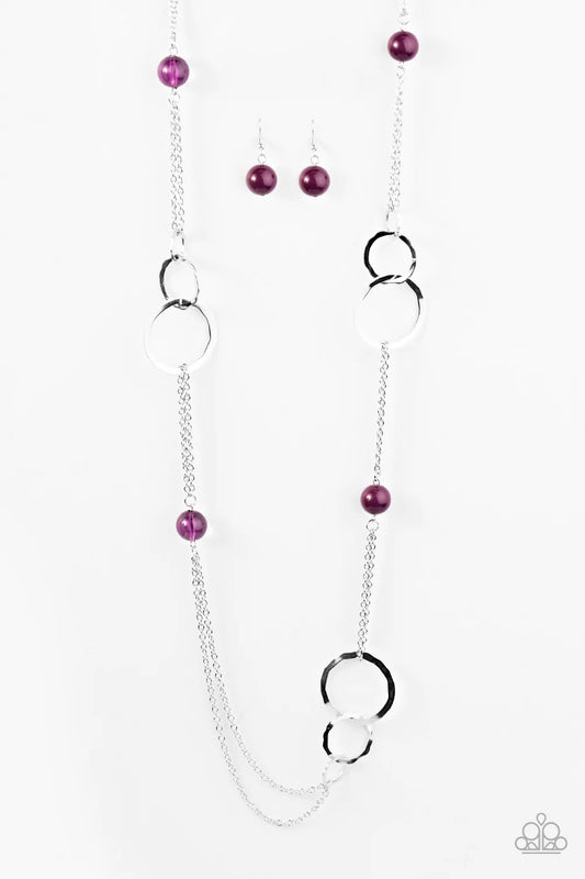 Paparazzi Necklace ~ Keepin It Cali  - Purple