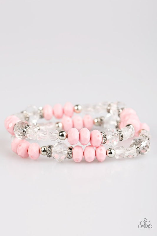 Pulsera Paparazzi ~ A Midsummer Nights GLEAM - Rosa