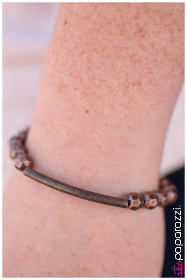 Paparazzi Bracelet ~ Queen Bee - Copper