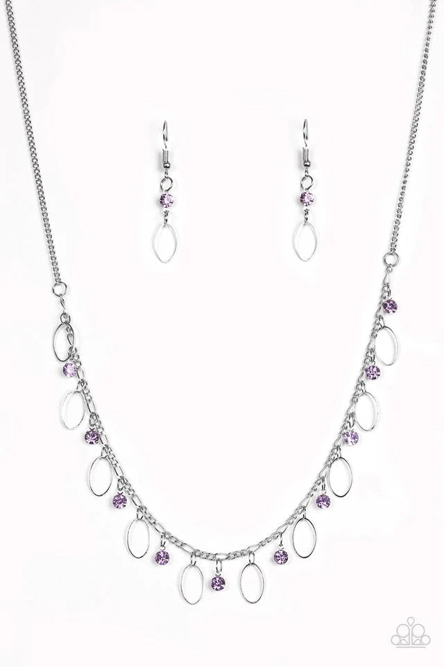 Paparazzi Necklace ~ Twinkle At Twilight - Purple