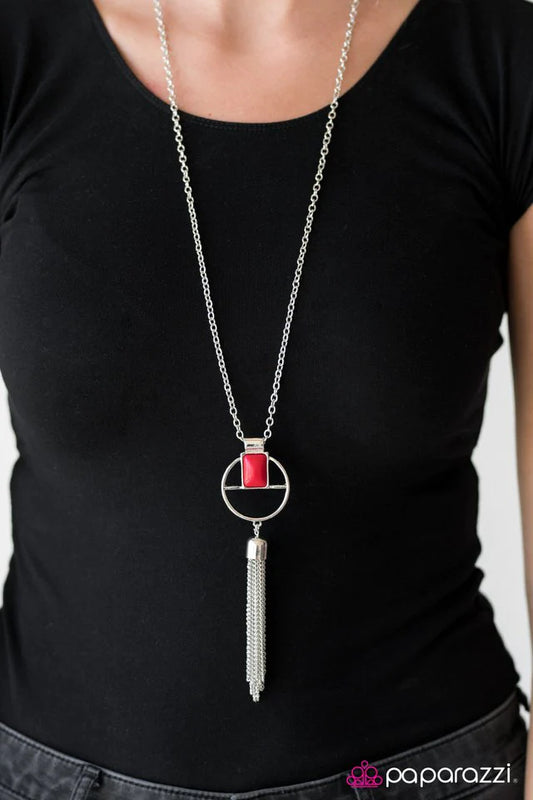 Paparazzi Necklace ~ Summer Is Calling My Name - Red