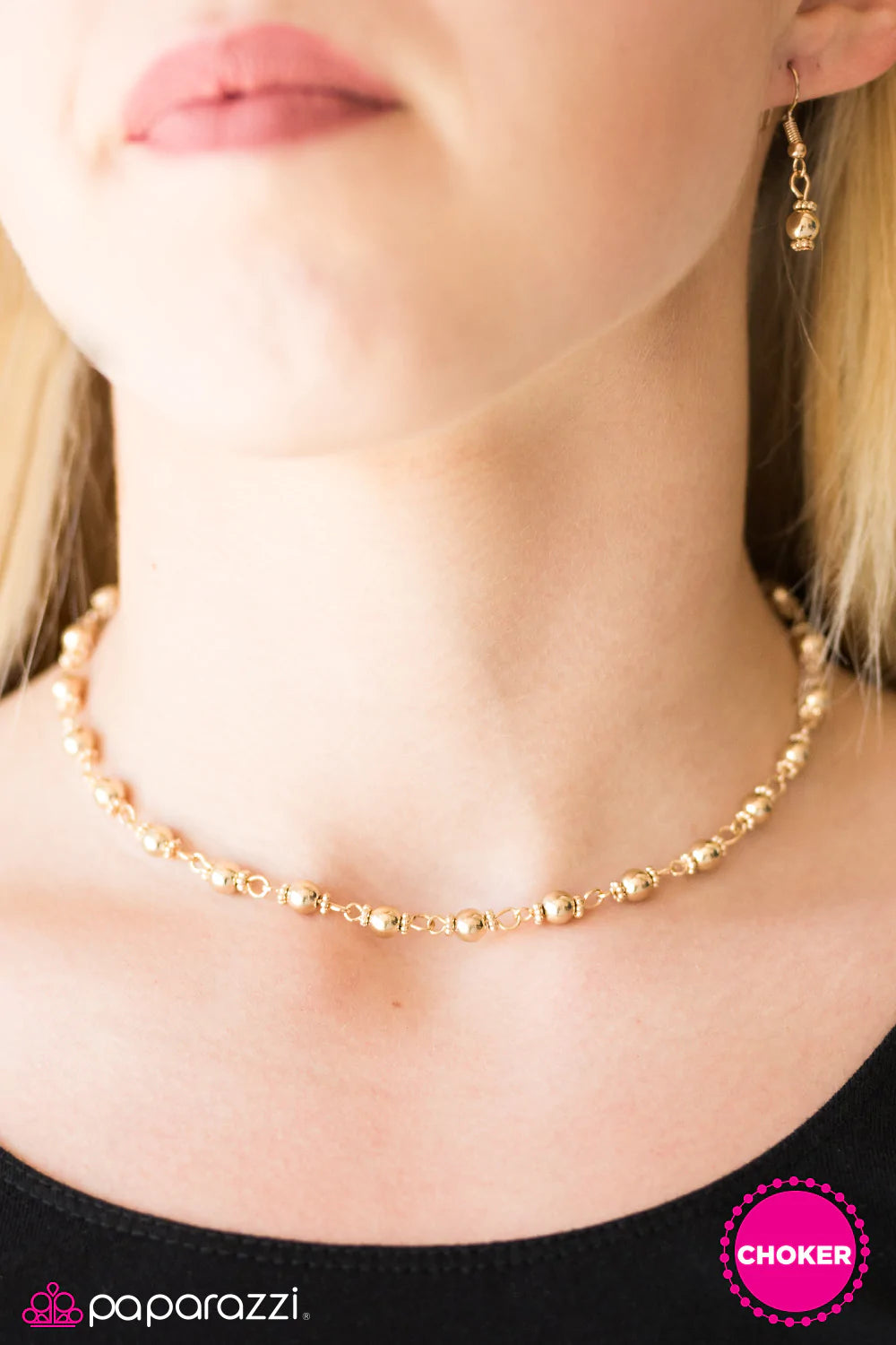 Paparazzi Necklace ~ Metro Rhythm - Gold