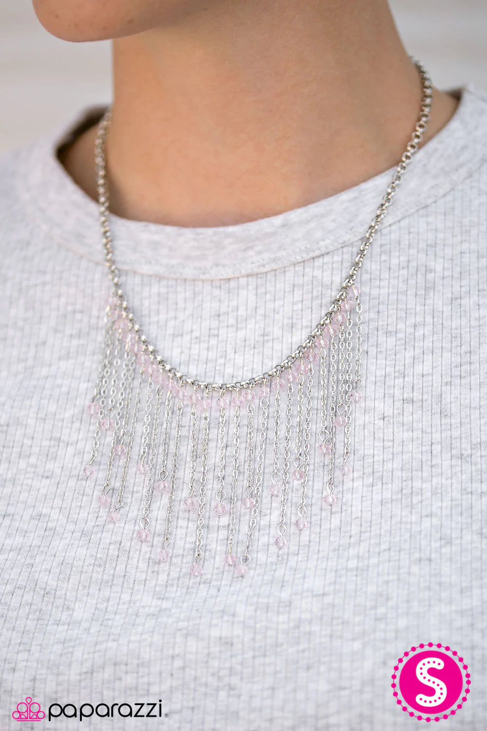 Paparazzi Necklace ~ Who Needs Fireworks? - Pink