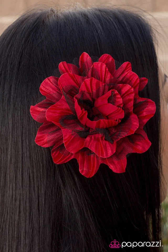 Accesorios para el cabello de los paparazzi: la era del jazz - Rojo