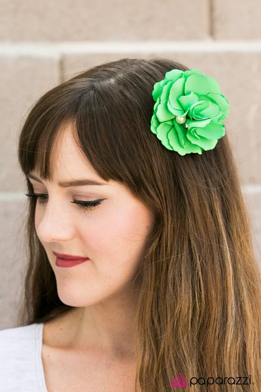 Paparazzi Hair Accessories ~ Compare and Contrast - Green