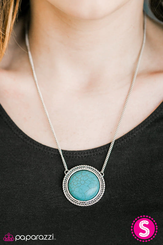 Paparazzi Necklace ~ Oh My Oasis - Blue