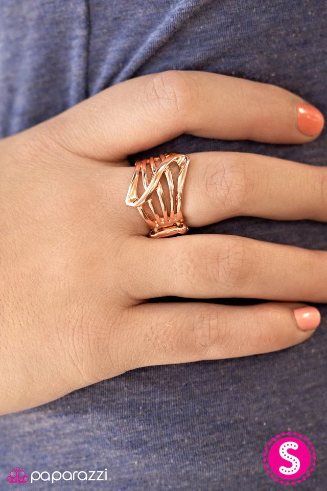 Paparazzi Ring ~ Head Over Shimmer - Copper