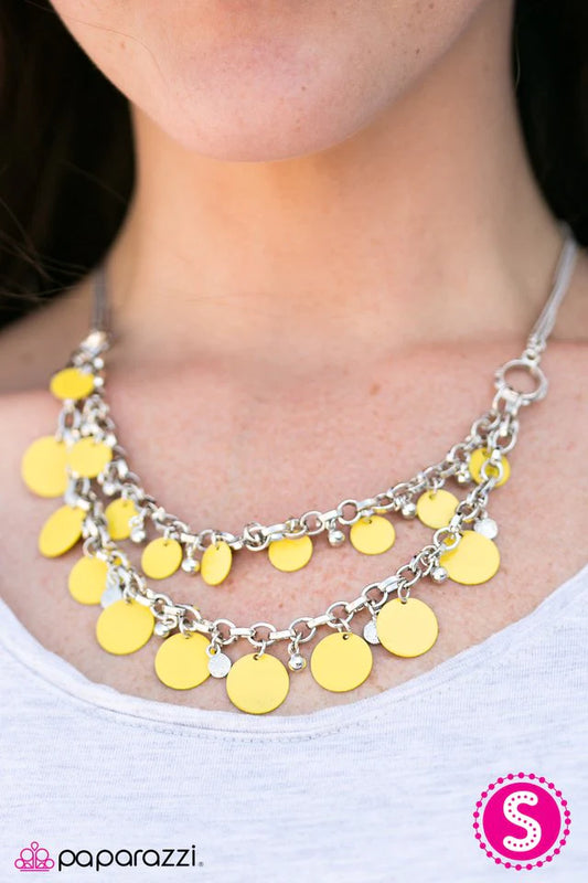 Paparazzi Necklace ~ Bright Horizons - Yellow