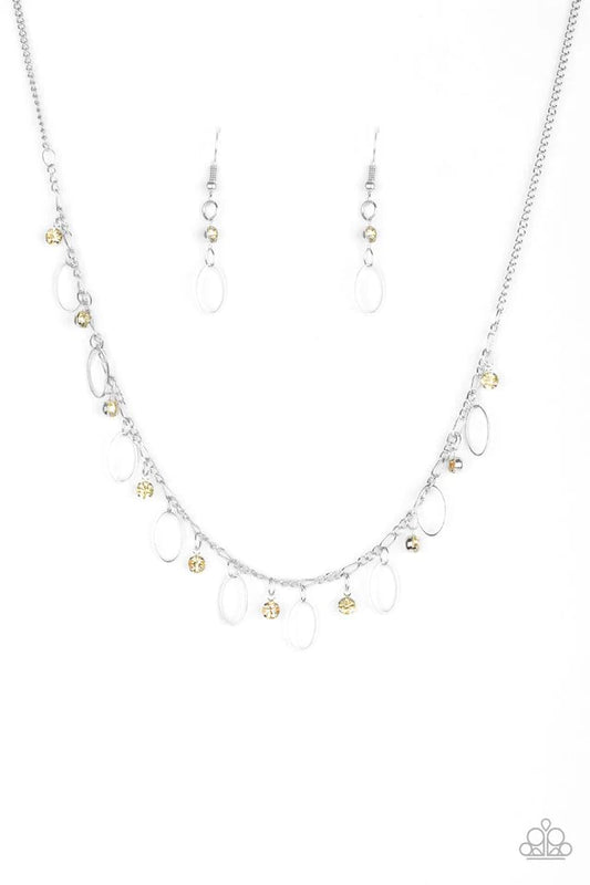 Paparazzi Necklace ~ Twinkle At Twilight - Yellow