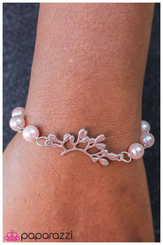 Paparazzi Bracelet ~ Calmly Courageous - Pink