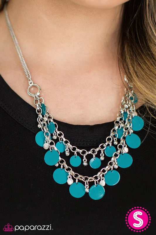 Collar Paparazzi ~ Bright Horizons - Azul