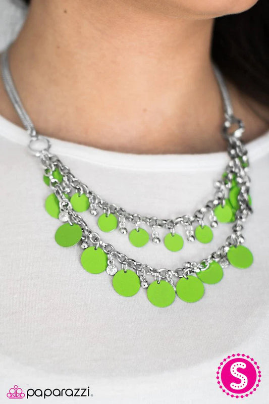 Collar Paparazzi ~ Bright Horizons - Verde