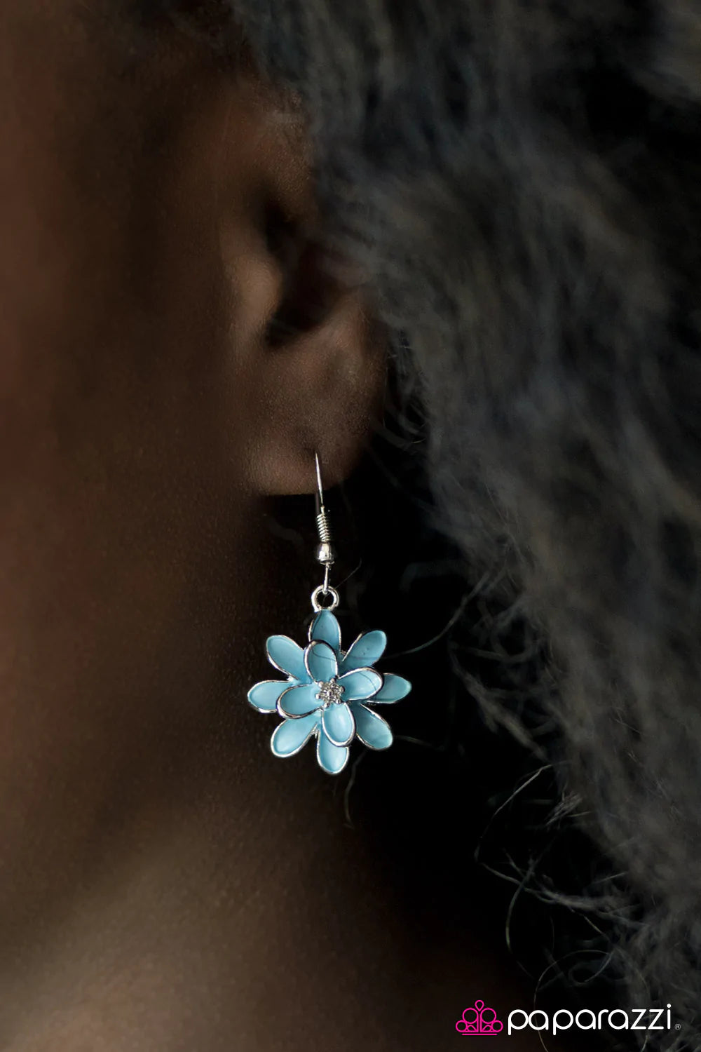 Paparazzi Earring ~ Hawaiian Love Story - Blue
