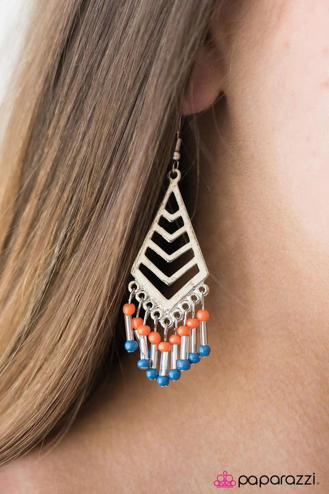 Pendiente Paparazzi ~ Tribal Spirit - Multicolor