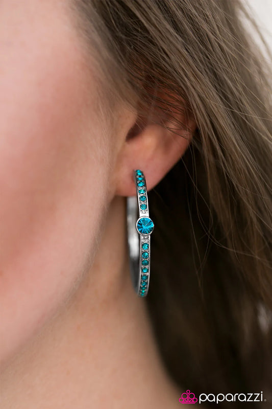 Paparazzi Earring ~ Whats The Occasion? - Blue