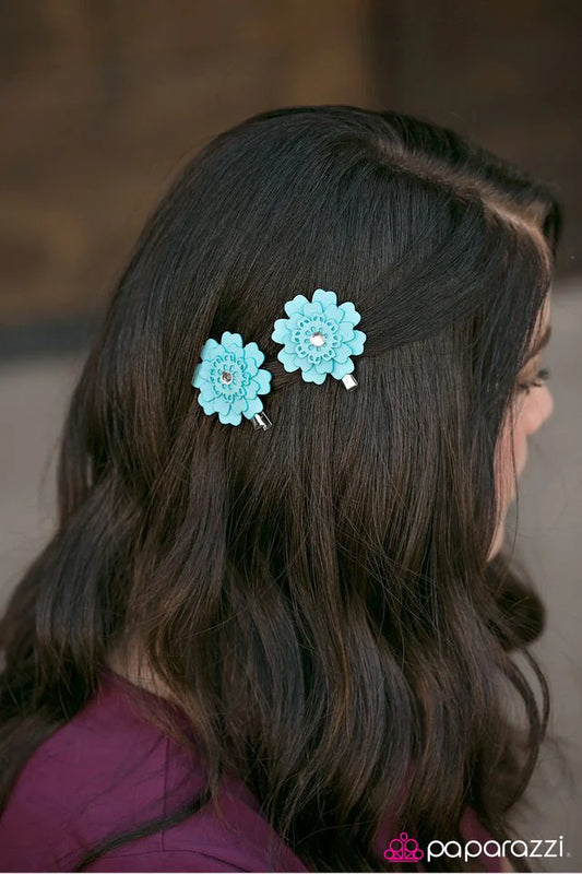 Paparazzi Hair Accessories ~ What In CARNATION! - Blue