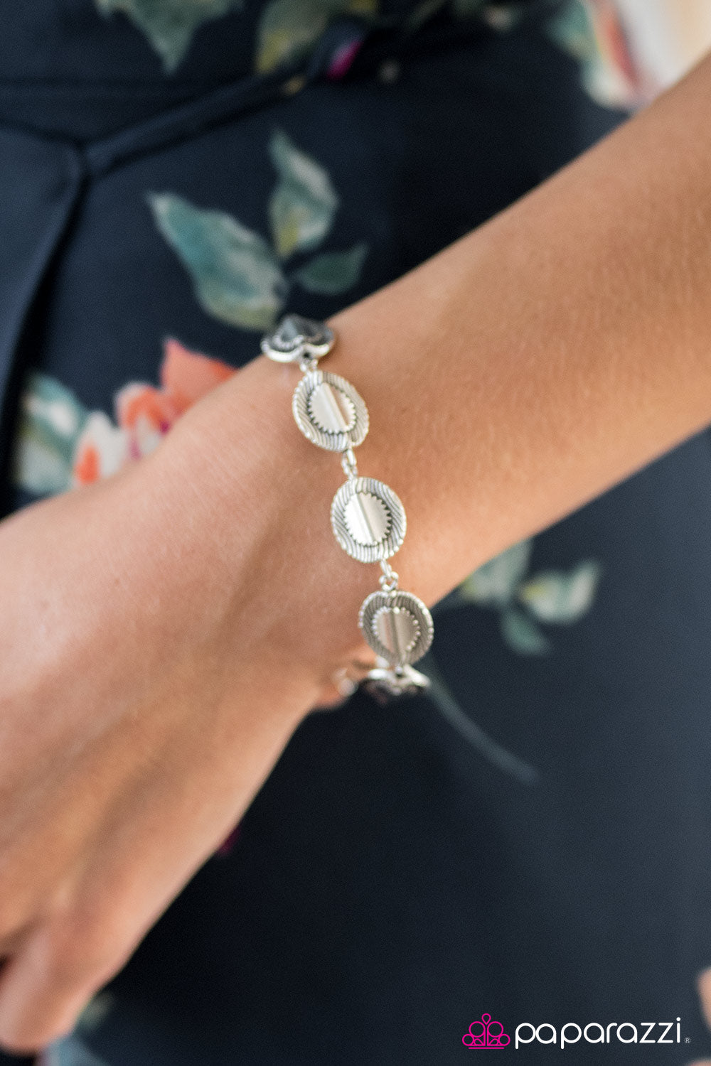 Paparazzi Bracelet ~ Absolutely Radiant - Silver