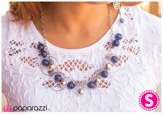 Paparazzi Necklace ~ Mysterious Ways - Blue