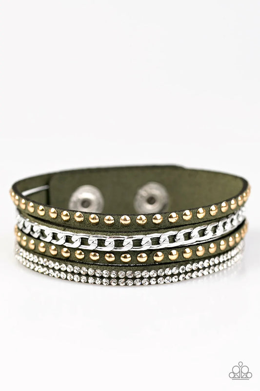 Paparazzi Bracelet ~ Hot GLAM! - Green