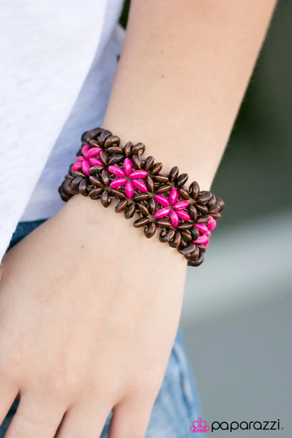 Pulsera Paparazzi ~ Maui Melody - Rosa