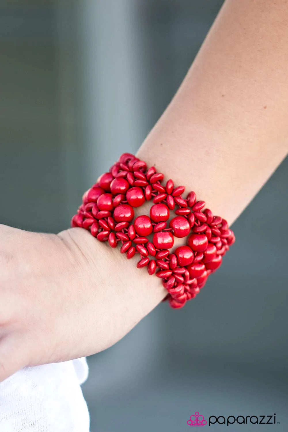 Pulsera Paparazzi ~ Tropical Bliss - Rojo