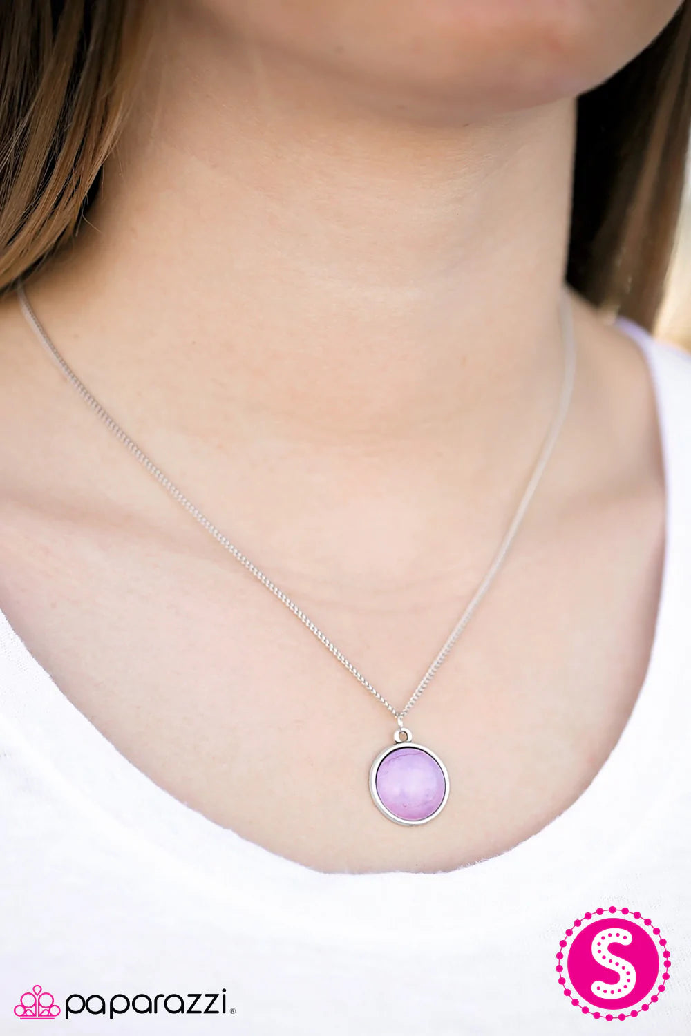 Paparazzi Necklace ~ Sandstone Sunsets - Purple