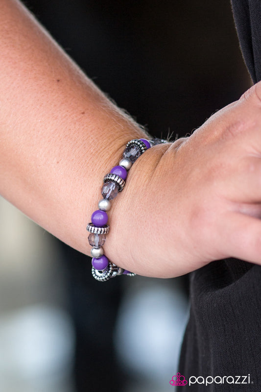 Paparazzi Bracelet ~ Colors Speak Louder Than Words - Purple