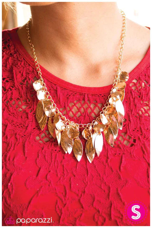 Paparazzi Necklace ~ Sounds Good to Me - Gold