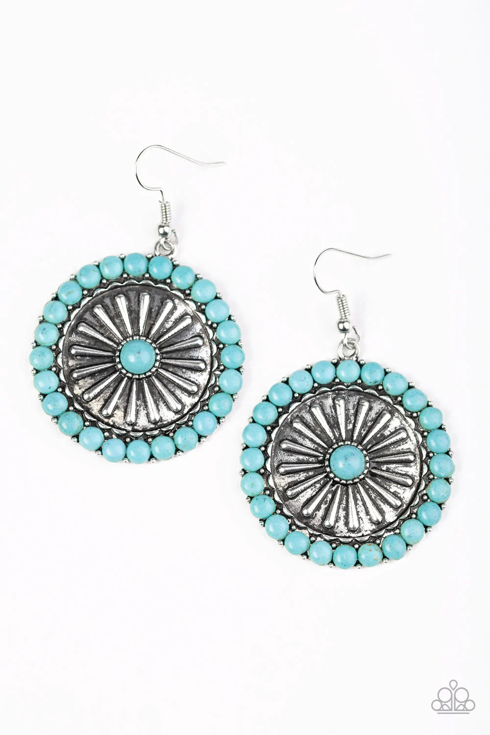 Paparazzi Earring ~ Go West - Blue