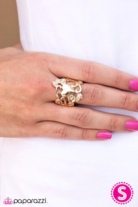 Paparazzi Ring ~ Never Too Old For Fairytales - Gold