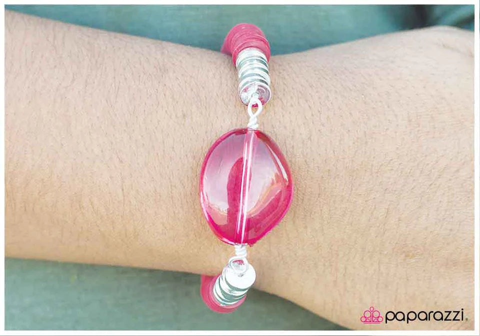 Pulsera Paparazzi ~ Más dulce que el ponche - Rosa