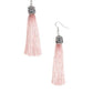 Paparazzi Earring ~ Make Room For Plume - Pink