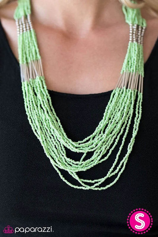 Collar Paparazzi ~ Let It BEAD - Verde
