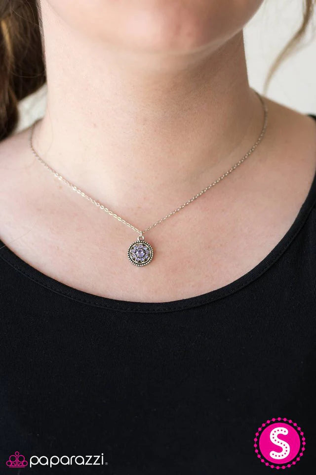Paparazzi Necklace ~ A GLEAM Act - Purple