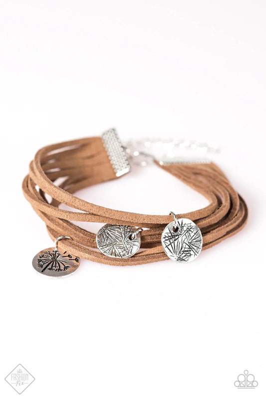 Paparazzi Bracelet ~ Dandelion Dreams  - Brown