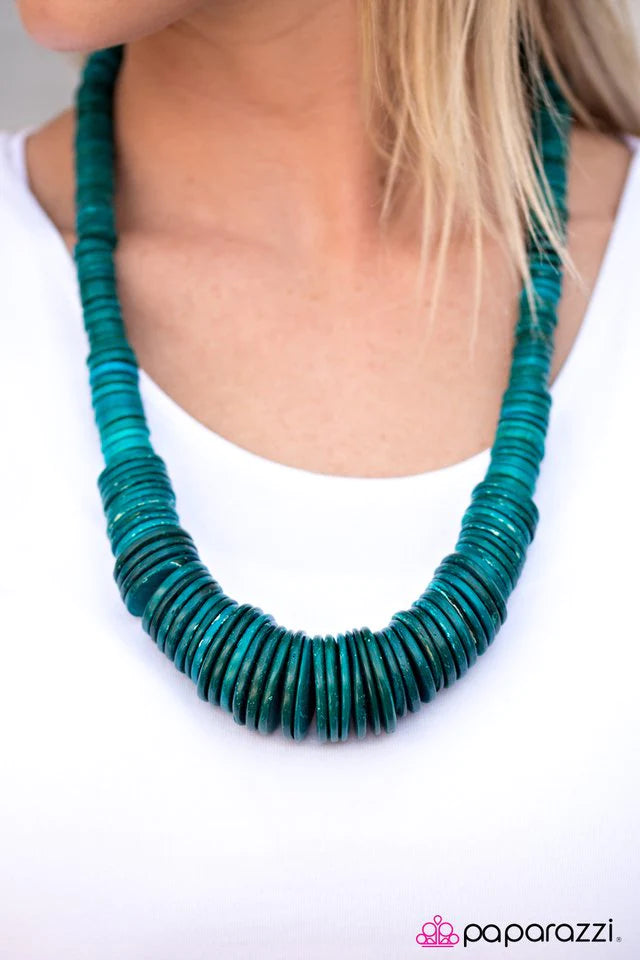 Collar Paparazzi ~ SHORE Thing - Azul