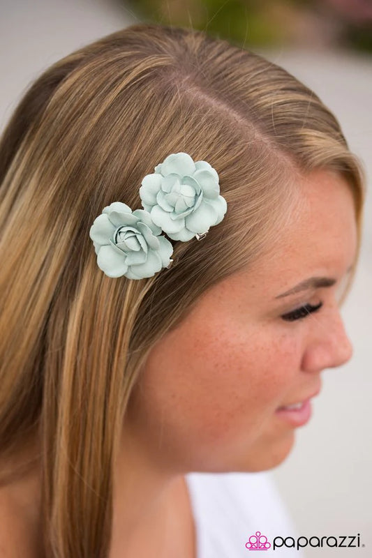 Paparazzi Hair Accessories ~ Budding Romance - Blue