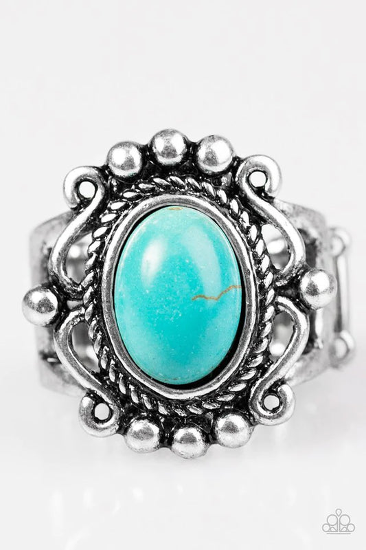 Paparazzi Ring ~ Dreamy Deserts - Blue