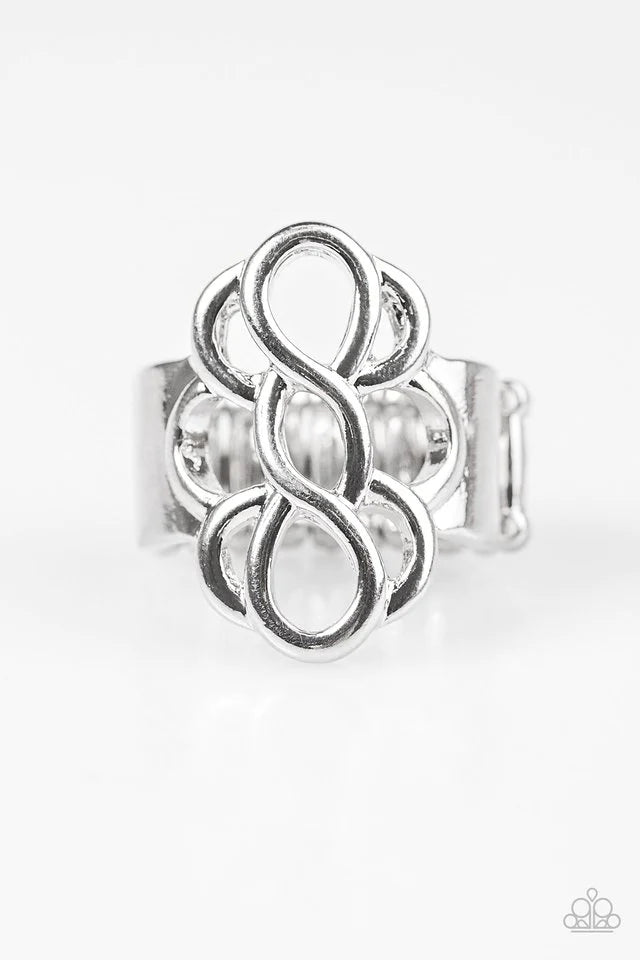 Paparazzi Ring ~ Breathe It All In - Silver