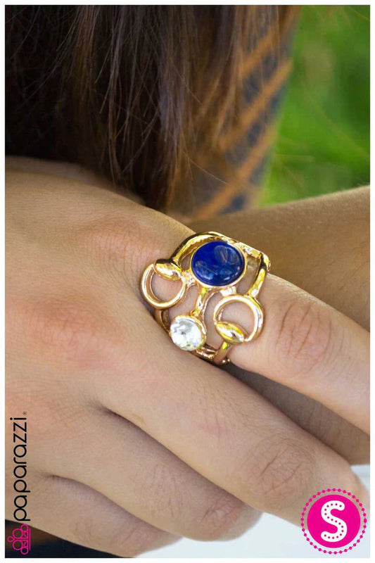 Anillo de paparazzi ~ De manera indirecta - Azul