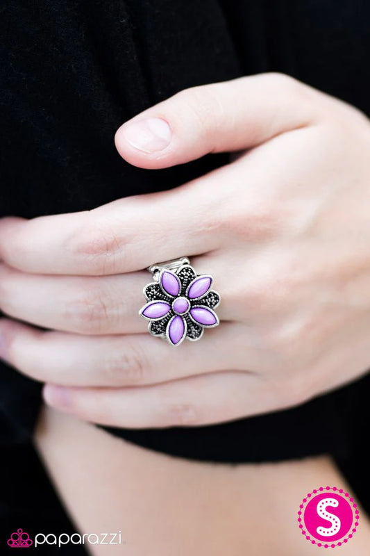 Paparazzi Ring ~ How DAISY Is That? - Purple